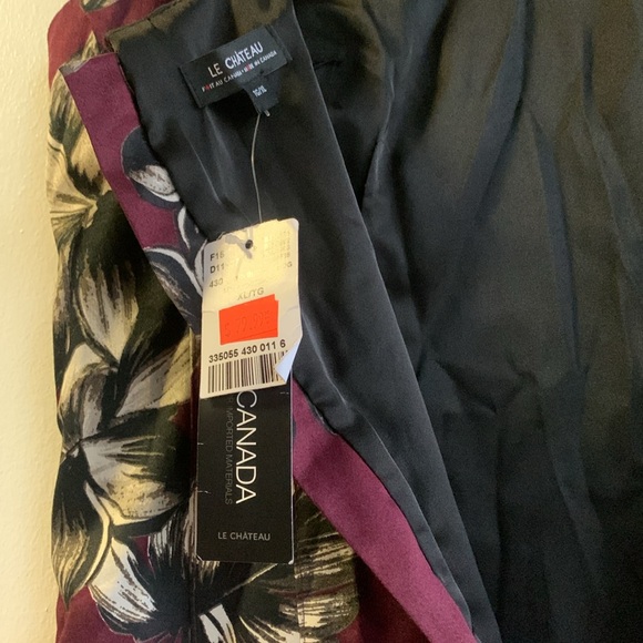 LeChateau Size XL Floral Patterned Dress NWT - Picture 6 of 8